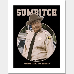 SUMBITCH SMOKEY RETRO Posters and Art